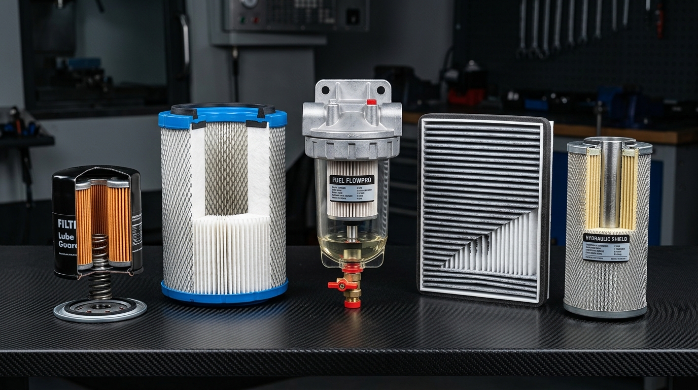 Filter Types Cross-Section & Engineering Showcase